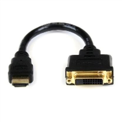 Imagen de STARTECH - CABLE ADAPTADOR VIDEO 20CM HDMI MACHO A DVI-D HEMBRA .