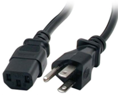 Imagen de STARTECH - CABLE DE PODER DE 7.6M PARA PC COMPUTADORA NEMA5-15P A C13 .