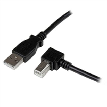 Imagen de PAQ. C/3 - STARTECH - CABLE USB 1M IMPRESORA USB A USB B ACODADO ANGULO DERECHO .