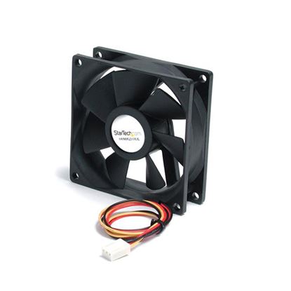 Imagen de PAQ. C/2 - STARTECH - VENTILADOR DE GABINETE CAJA DE COMPUTADORA 80X25MM CONECTOR TX3.