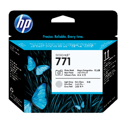 Imagen de HEWLETT PACKARD - HP 771 CABEZAL NEGROF/GRISC TINTA AMPLIO FORMATO CE020A