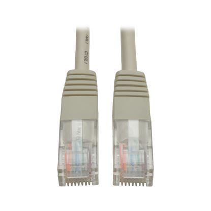 Imagen de PAQ. C/5 - TRIPLITE - CABLE PATCH CAT5E UTP MOLDEADO 350MHZ RJ45 M/M GRIS 1.52M .