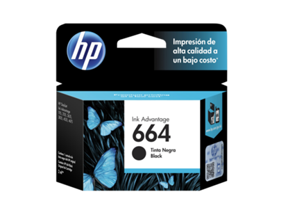 Imagen de HEWLETT PACKARD - TINTA NEGRA HP 664 F6V29AL