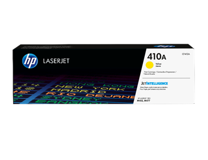 Imagen de HEWLETT PACKARD - HP 410A YELLOW LASERJET TONER CARTRIDGE CF412A