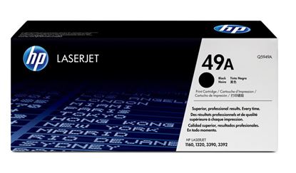 Imagen de HEWLETT PACKARD - HP LASERJET 1160/1320/3390/3392 BLK CRTG Q5949A