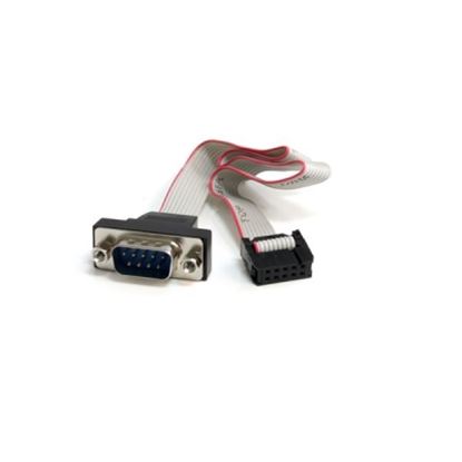 Imagen de PAQ. C/2 - STARTECH - CABEZAL SERIAL A CONECTOR DE 10 PINES PARA TARJETA MADRE