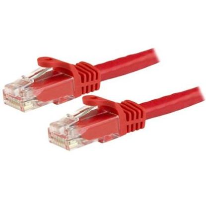 Imagen de PAQ. C/2 - STARTECH - CABLE 3M RED ETHERNET UTP CAT6 SNAGLESS ROJO RJ45