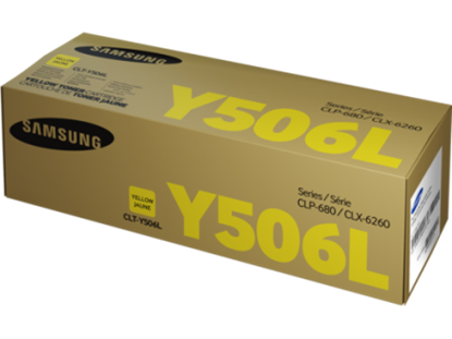 Imagen de HEWLETT PACKARD - TONER SAM CLT-Y506L AMARILLO RENDIMIENTO 3500PAGS