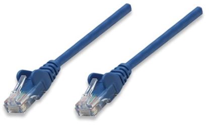 Imagen de PAQ. C/10 - IC - CABLE DE RED PATCH CAT5E RJ45 0.50M AZUL