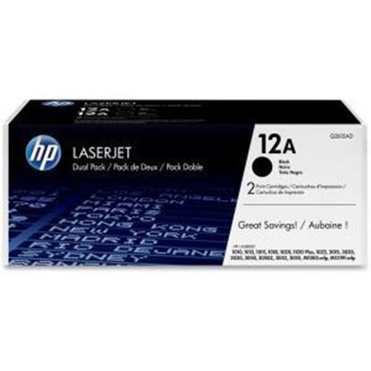 Imagen de HEWLETT PACKARD - TONER NEGRO P/LASERJET 1012 2 Q2612AD