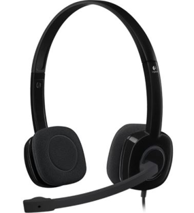 Imagen de LOGITECH - HEADSET PC STEREO HEADSET H151 BLACK ANALOG NA AMR 403 WITH ONE PL