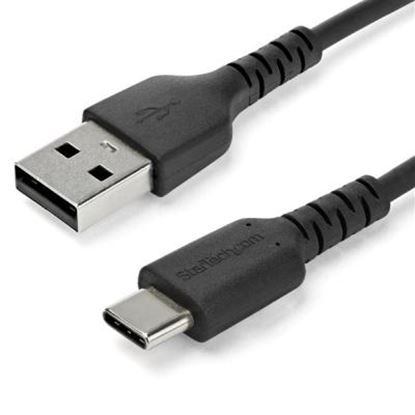 Imagen de STARTECH - CABLE USB 2.0 A USB-C DE 1 M NEGRO - CON FIBRA ARAMIDA