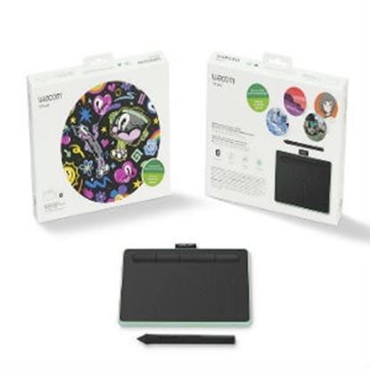 Imagen de WACOM - TABLETA GRAFICA WACOM INTUOS CREATIVE PEN SMALL VERDE