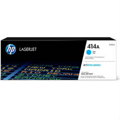 Imagen de HEWLETT PACKARD - TONER CYAN HP 414A RENDIMIENTO 2.100PAG W2021A OPG