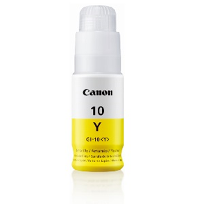 Imagen de CANON - BOTELLA DE TINTA GI-10 Y YELLOW 70ML SERIE G TERCERA GENERACION