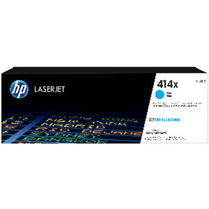 Imagen de HEWLETT PACKARD - TONER CYAN HP 414X RENDIMIENTO 6.000PAG W2021X