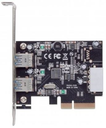 Imagen de MANHATTAN - TARJETA USB V3.1 PCI EXPRESS 2 PTOS