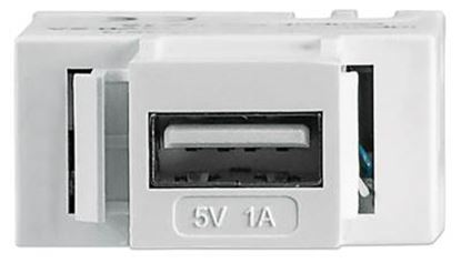 Imagen de PAQ. C/2 - INTELLINET - COPLE USB KEYSTONE BLANCO 1A