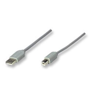 Imagen de PAQ. C/3 - IC - CABLE USB A-B 4.5M IMPRESORA GRIS .