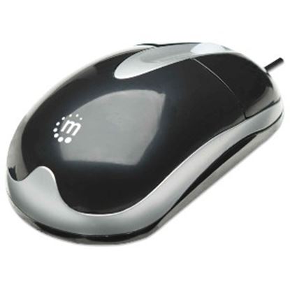 Imagen de PAQ. C/3 - IC - MOUSE OPTICO ALAMBRICO COLOR NERO-PLATA