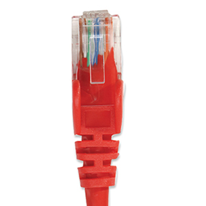 Imagen de PAQ. C/10 - IC - CABLE DE RED PATCH CAT5E RJ45 1.0M ROJO