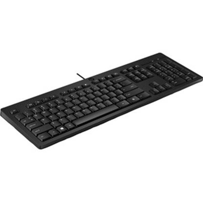 Imagen de HEWLETT PACKARD - TECLADO ALAMBRICO HP 125 USB-A 180CM NEGRO 50 RECICLADO 1YW