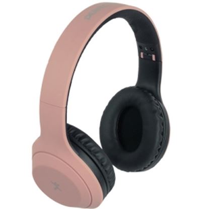 Imagen de PERFECT CHOICE - AUDIFONOS ON-EAR INALAMBRICOS BT ROSA