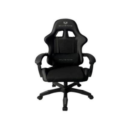 Imagen de OTROS - SILLA GAMER POWER RUSH V2 BLACK MEDIANA TELA Y PIEL RECLINABLE NEG