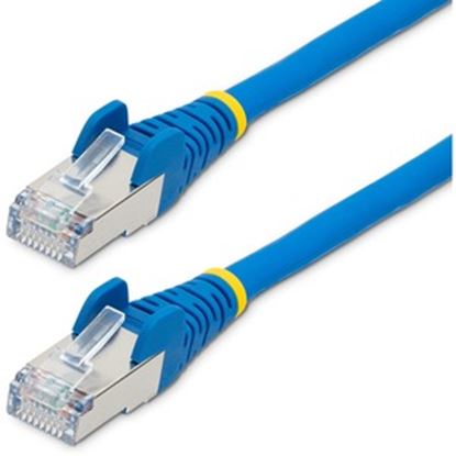 Imagen de STARTECH - CABLE 3M ETHERNET CAT6A AZUL SNAGLESS POE 100W RJ45