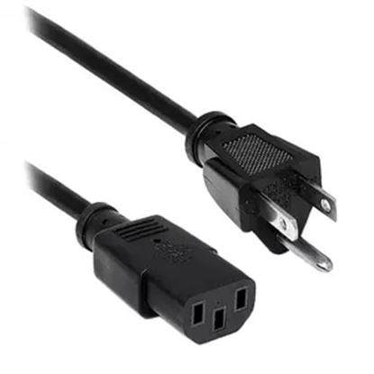 Imagen de PAQ. C/2 - DATA COMPONENTS - CABLE DE CORRIENTE PARA CPU. 18 AWG 1.8 METROS BROBOTIX