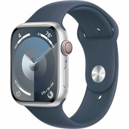 Imagen de APPLE - WATCH SERIES 9 GPS CELLULAR ALUMINIO PLATA 41 MM A.TORMENTA M/L