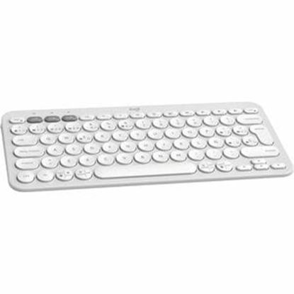 Imagen de LOGITECH - TECLADO LOGITECH INALAMBRICO PEBBLE K380S BLANCO