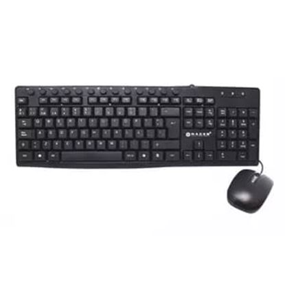 Imagen de PAQ. C/2 - NACEB - KIT TECLADO/MOUSE NACEB NEGRO USB/OPTICO/QWERTY