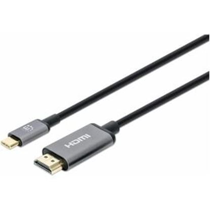 Imagen de IC - CABLE USB-C A HDMI M 2.0M 4K 60HZ NEGRO