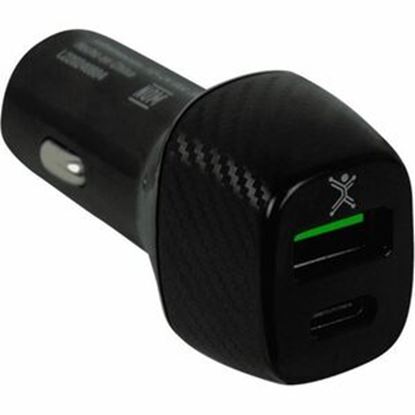 Imagen de PAQ. C/2 - PERFECT CHOICE - CARGADOR DE CORRIENTE PARA AUTO 38W USB A Y TIPO C