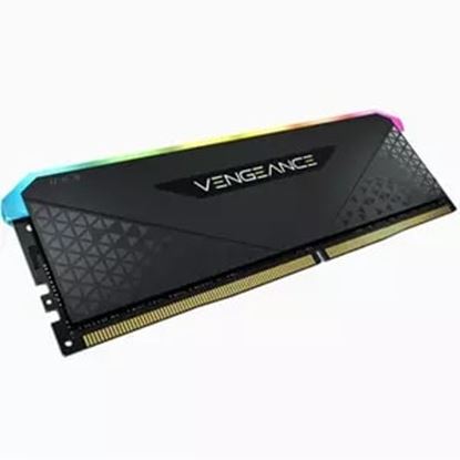 Imagen de CORSAIR - RAM CORSAIR VENGEANCE RGB RS 8G DIMM DDR4 3200 MHZ CL16 NEGRO