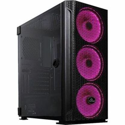 Imagen de QIAN - YEYIAN GABINETE GAMER HOLLOW SE RIE 2500 NEGRO - MODELO: YGH-49703