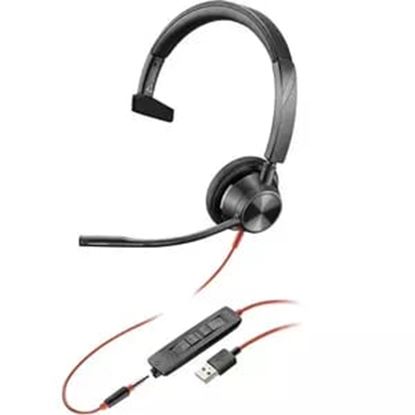 Imagen de HEWLETT PACKARD - HP POLY BLACKWIRE 3315 MICROSOF TEAMS CERTIFIED USB-A HEADSET