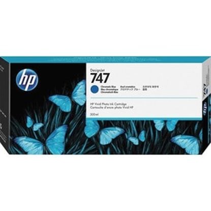 Imagen de HEWLETT PACKARD - HP 747 300ML AZUL CROMO TINTA AMPLIO FORMATO