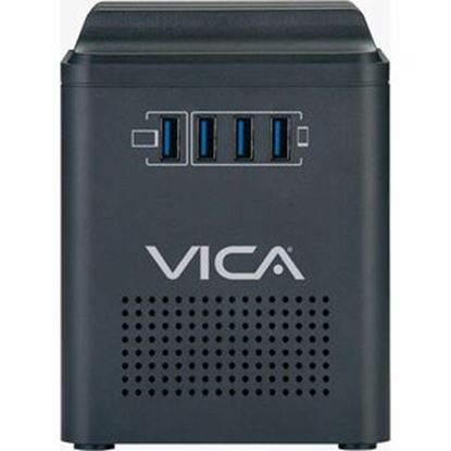 Imagen de VICA - CONNECT 800 REGULADOR Y CENTRO DE CARGA 800VA/400W 4 TOMAS 4 USB