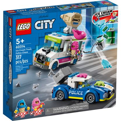 Imagen de LEGO - 60314 CITY PERSECUCIÓN POLICIAL DEL CAMIÓN DE LOS HELADOS 317 PZAS.
