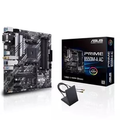 Imagen de ASUS - TARJETA MADRE ASUS PRIME B550M A AC AM4 MATX PCIE 4.0 HDMI VGA WIF