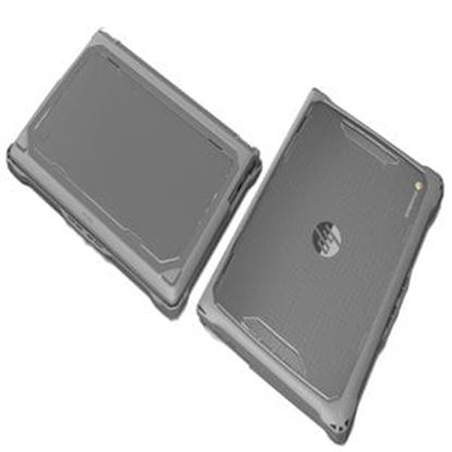 Imagen de MATTEL - EXTREME SHELL-F2 SLIDE CASE FOR HP FORTIS CHROMEBOOK G11 14IN (GRAY