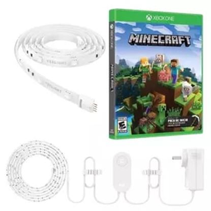 Imagen de MICROSOFT - BDL XBOX MINECRAFT STARTER SX + TIRA LED INTELIGENTE WIFI Y 2 EXT