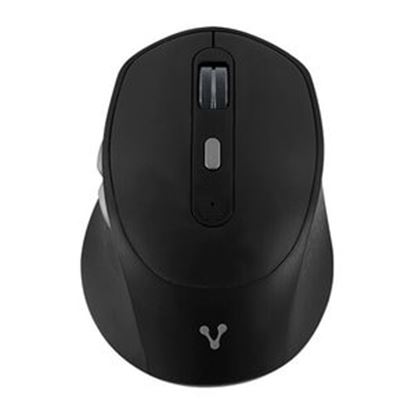 Imagen de VORAGO - MOUSE VORAGO MO-450 INALAMBRICO Y BLUETOOTH RECARGABLE TIPO C NEGR