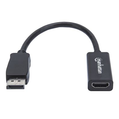 Imagen de MANHATTAN - ADAPTADOR DISPLAYPORT M A HDMI H, CABLE 15CM 1080P