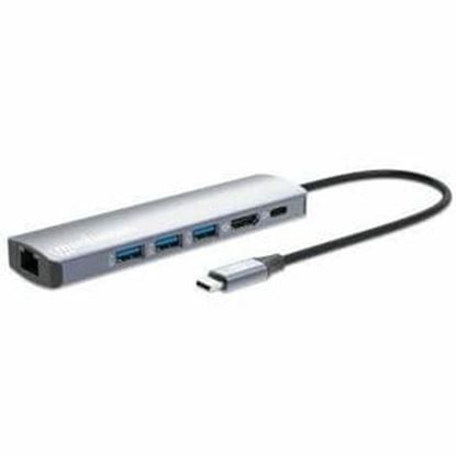 Imagen de IC - ESTACION DOCKING USB-C CON HUB 6 EN 1