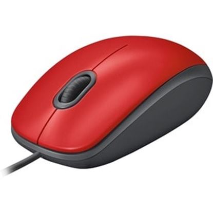 Imagen de PAQ. C/3 - LOGITECH - LOGITECH WIRED MOUSE M110 SILENT RED