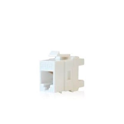 Imagen de PAQ. C/2 - BELDEN - JACK RJ45 CAT 6 UTP TIPO KEY STONE BLANCO BELDEN