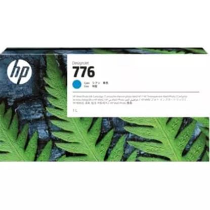 Imagen de HEWLETT PACKARD - HP 776 CIAN 1LT TINTA AMPLIO FORMATO 1XB09A